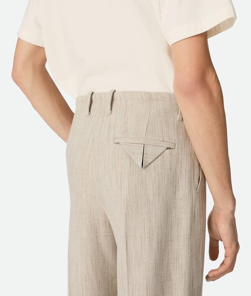 Bottega Veneta Viscose And Silk Pants In Neutral