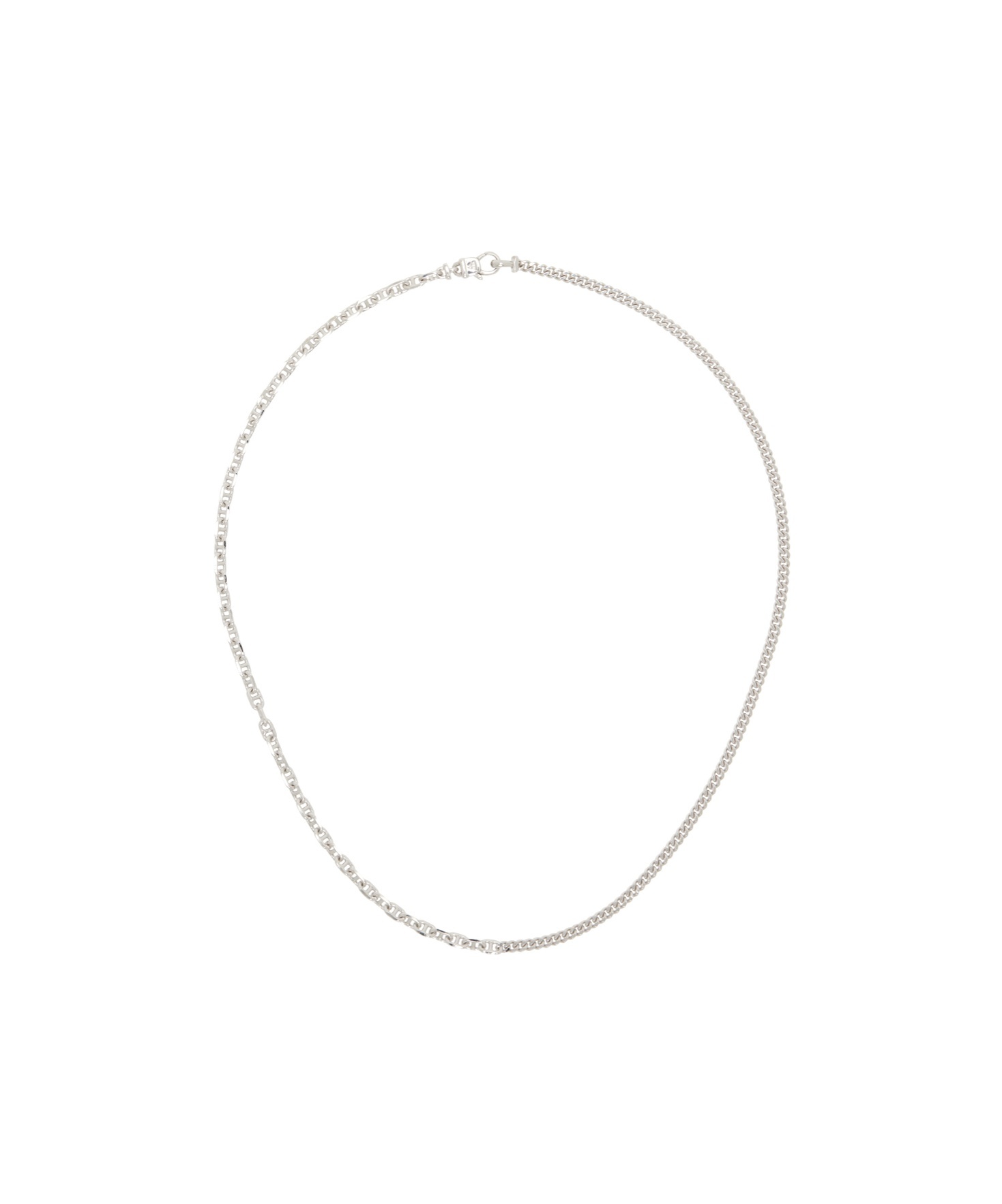 Tom Wood Rue Chain Necklace In Silver