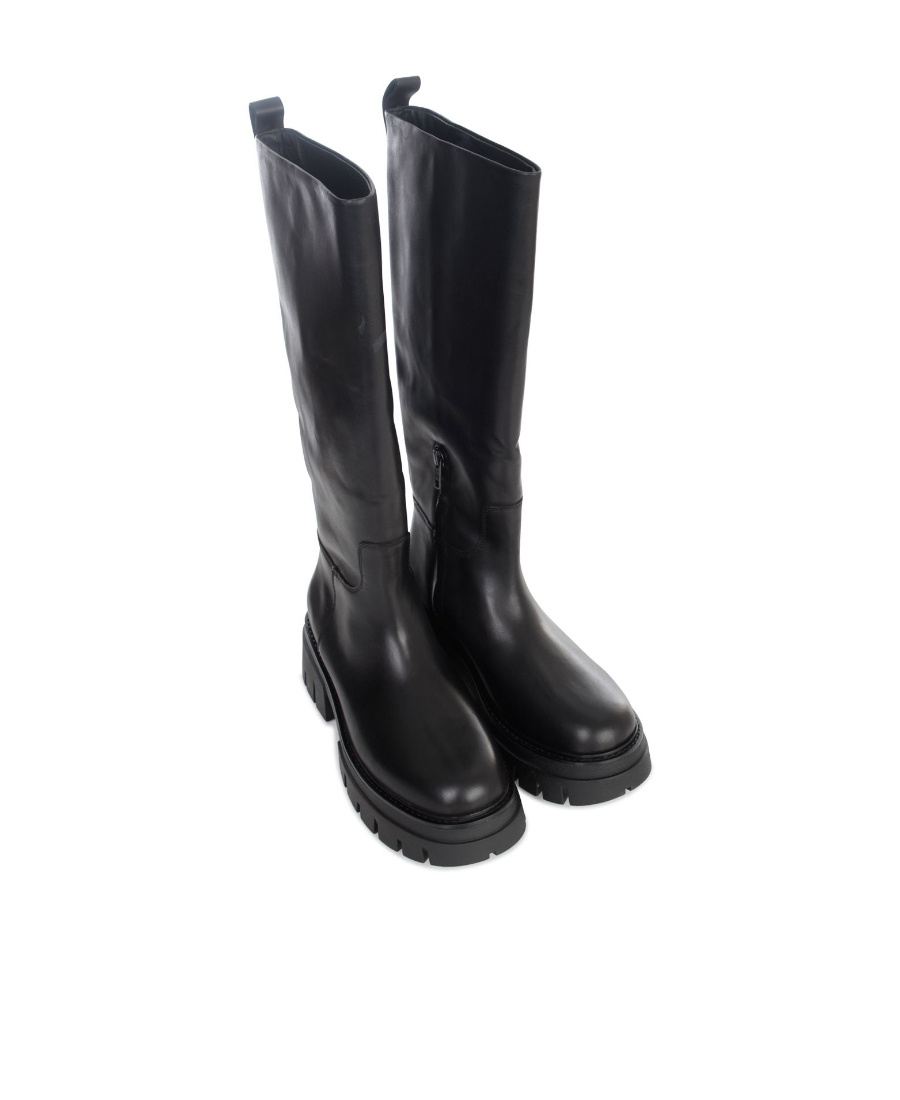 Ash Logo Boots In Black
