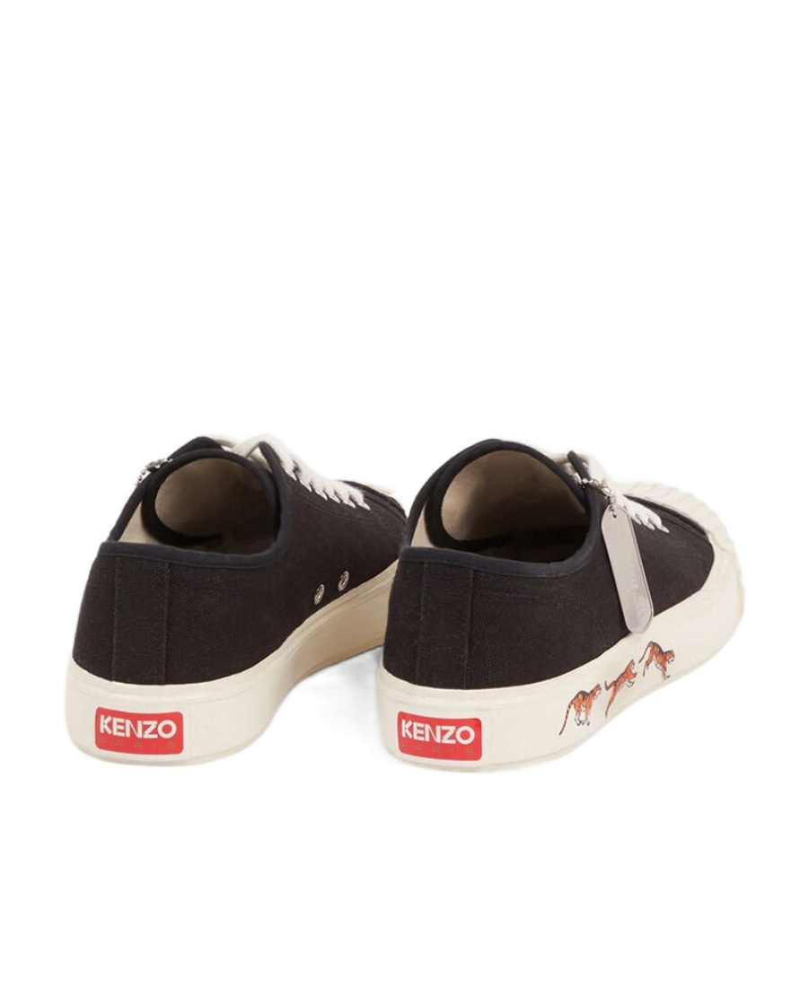 Kenzo Logo Sneakers In Black