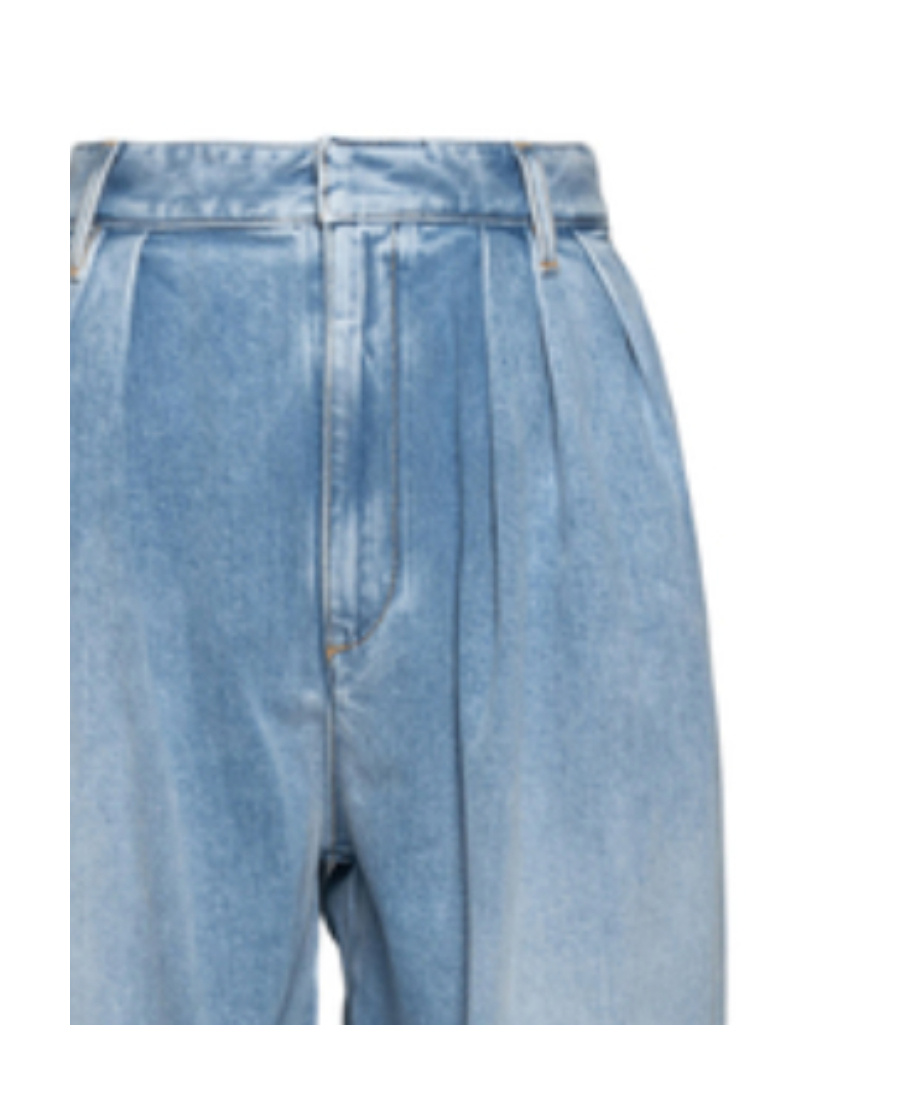 Dsquared2 High-waisted Boxy Jeans In Blue