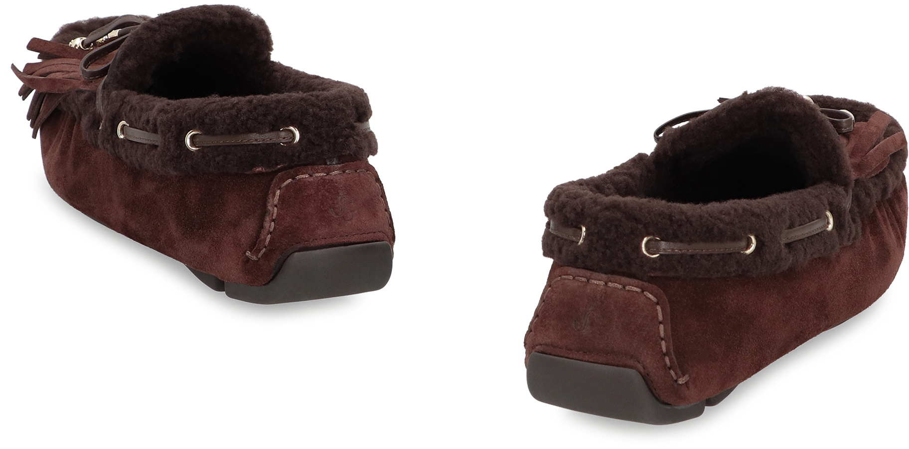 Jimmy Choo Manon F Loafers In Burgundy