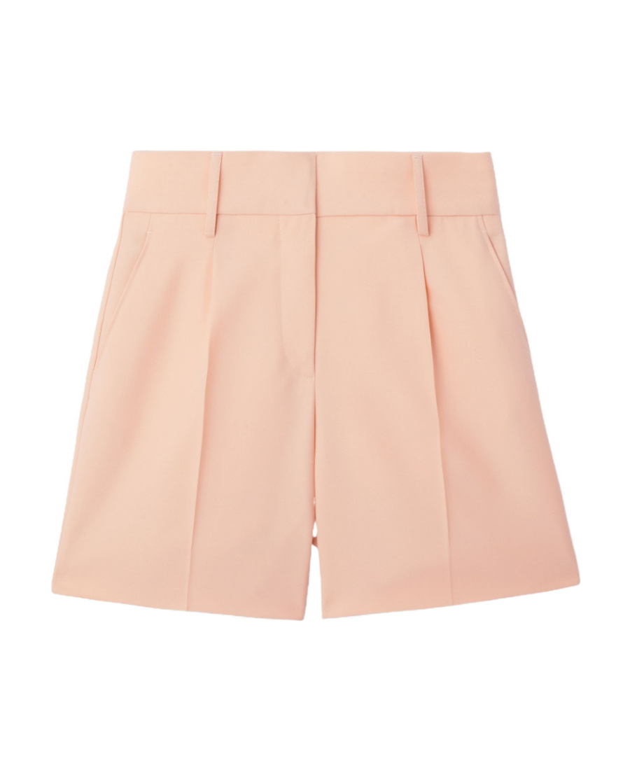 Burberry Pressed-crease Tailored Shorts In Pink