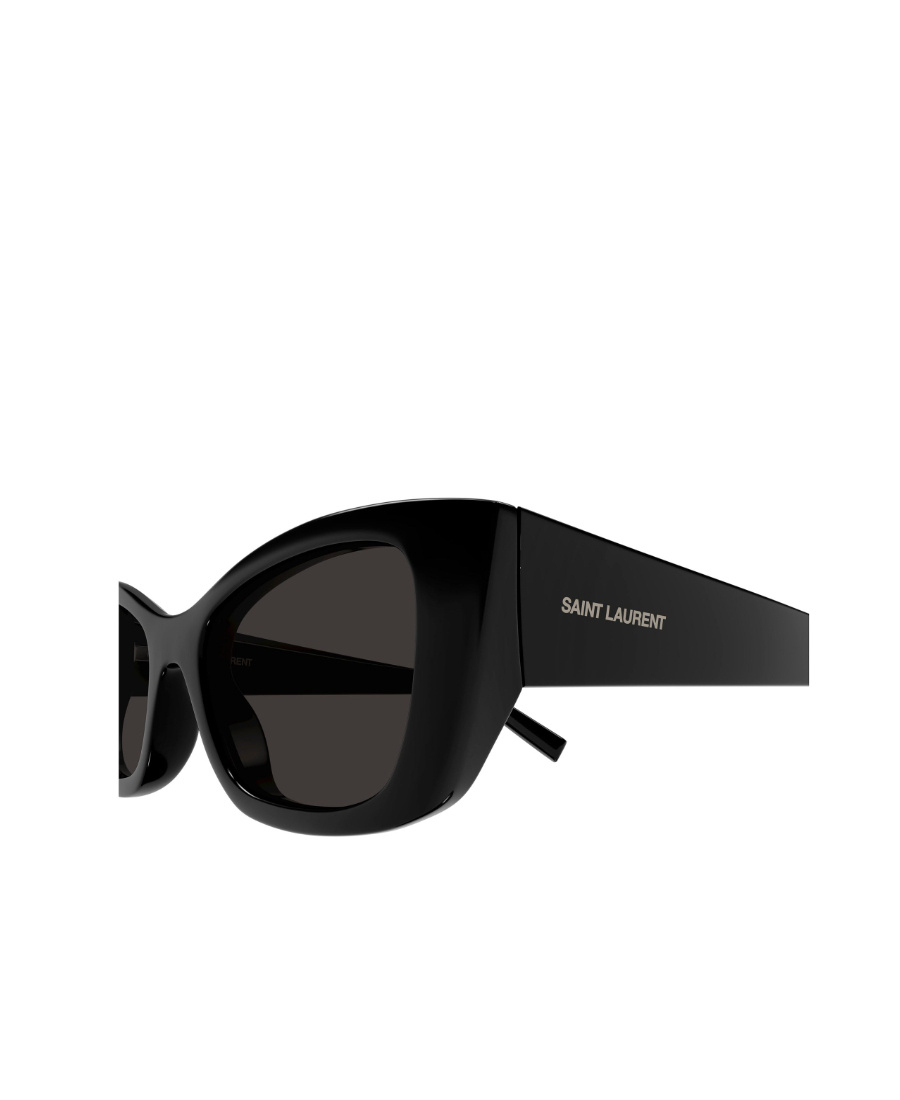 Saint Laurent Eyewear Cat-eye Frame Sunglasses In Black