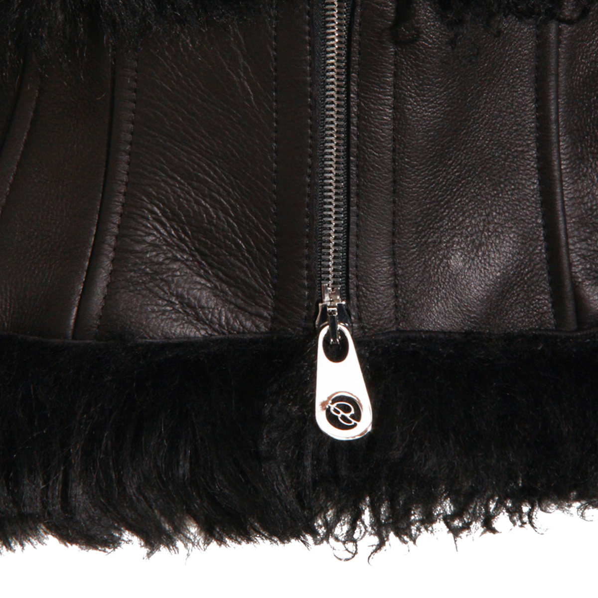 Blumarine Long-sleeved Hooded Cotton Jacket In Black