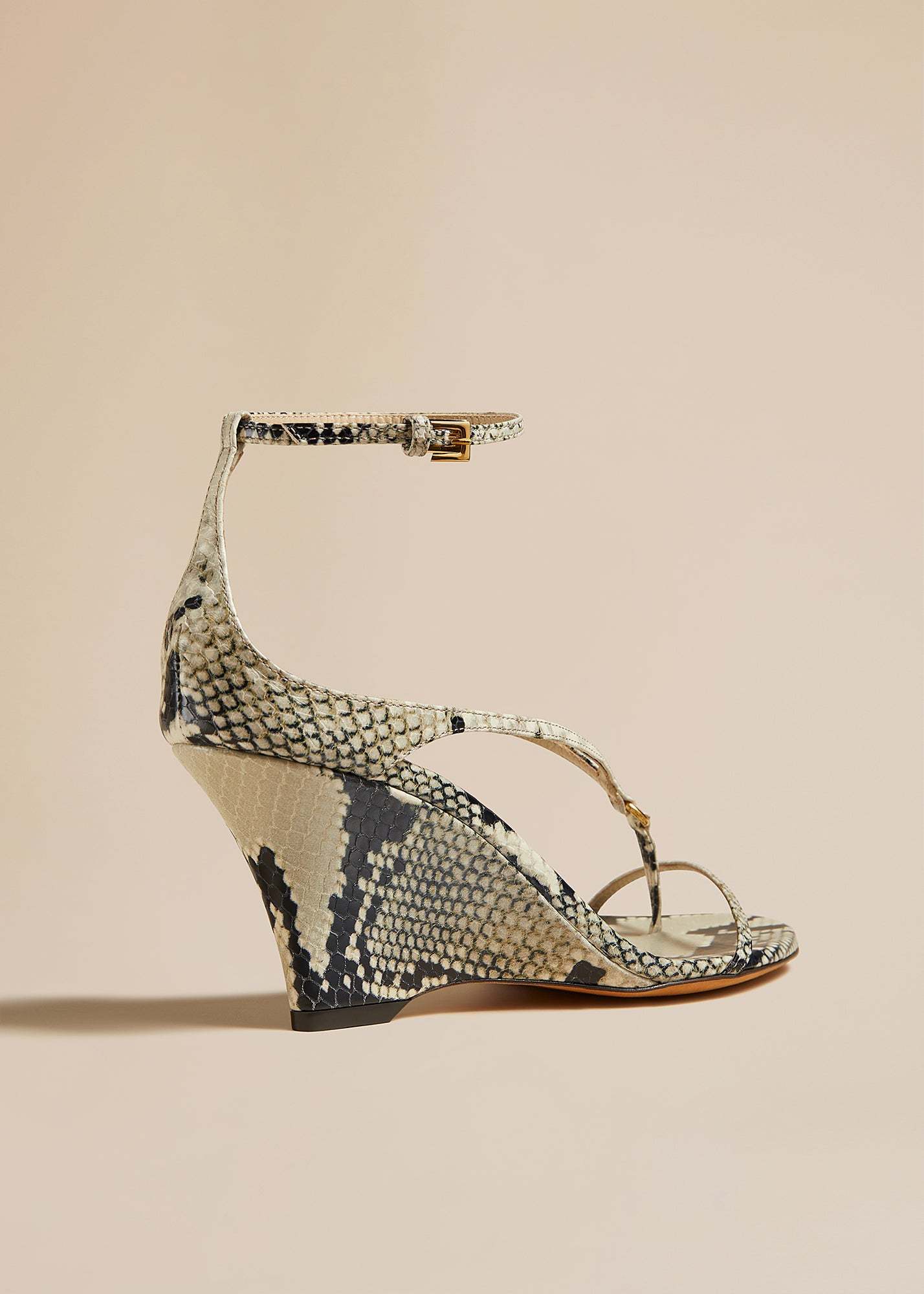 Khaite Marion 75mm Sandals In Nude
