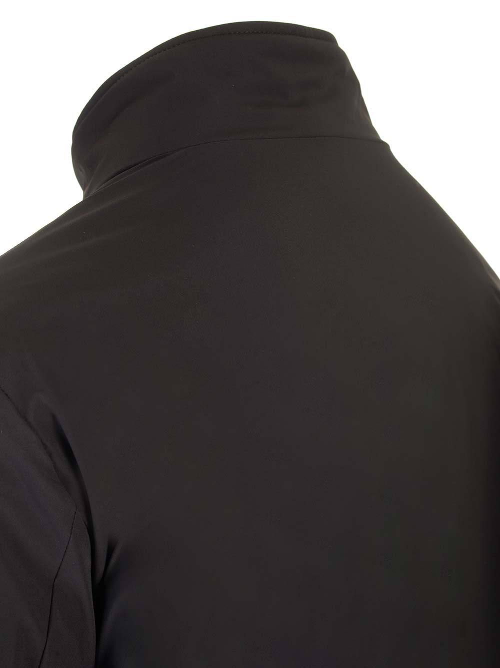Moncler Albergian Zip-up Bomber Jacket In Black