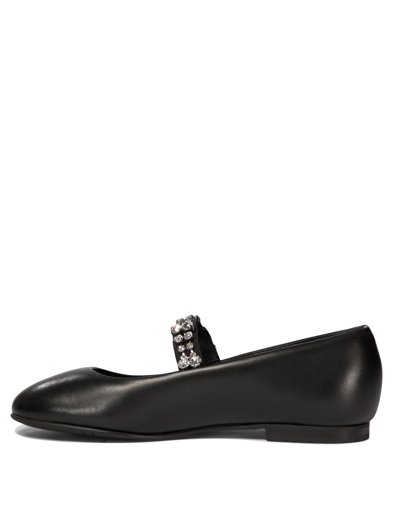 CASADEI ROUND HEAD BALLET SHOES 