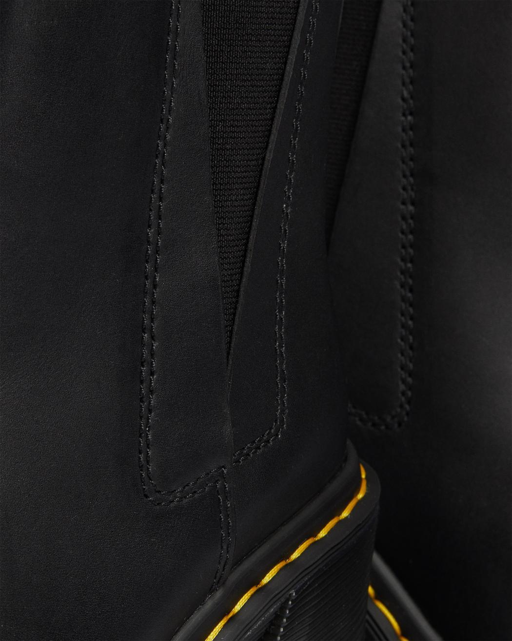 Dr. Martens Damen Spence Leder Chelsea-stiefel Mit Absatz In Black