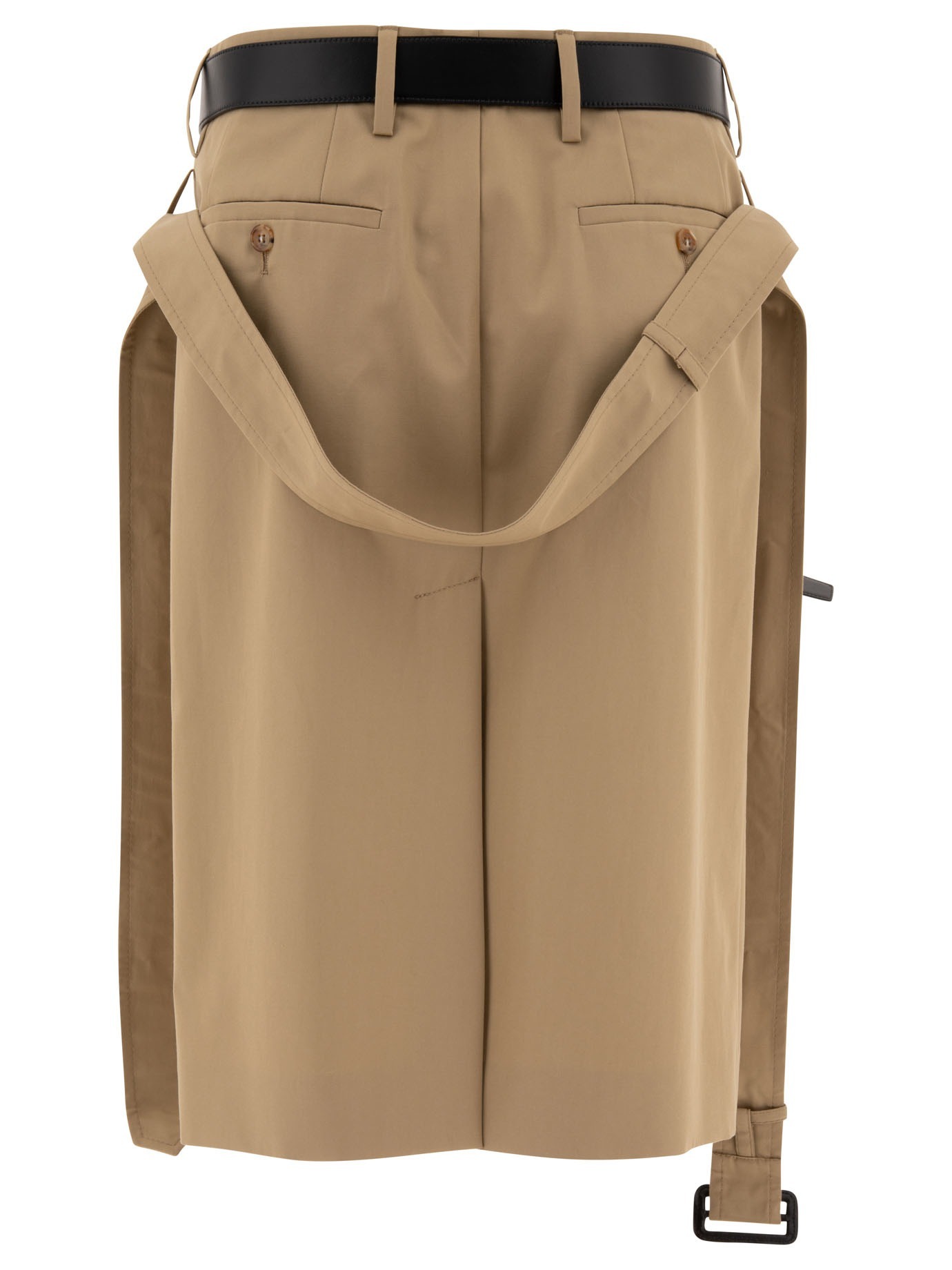 PRADA COTTON TWILL SKIRT