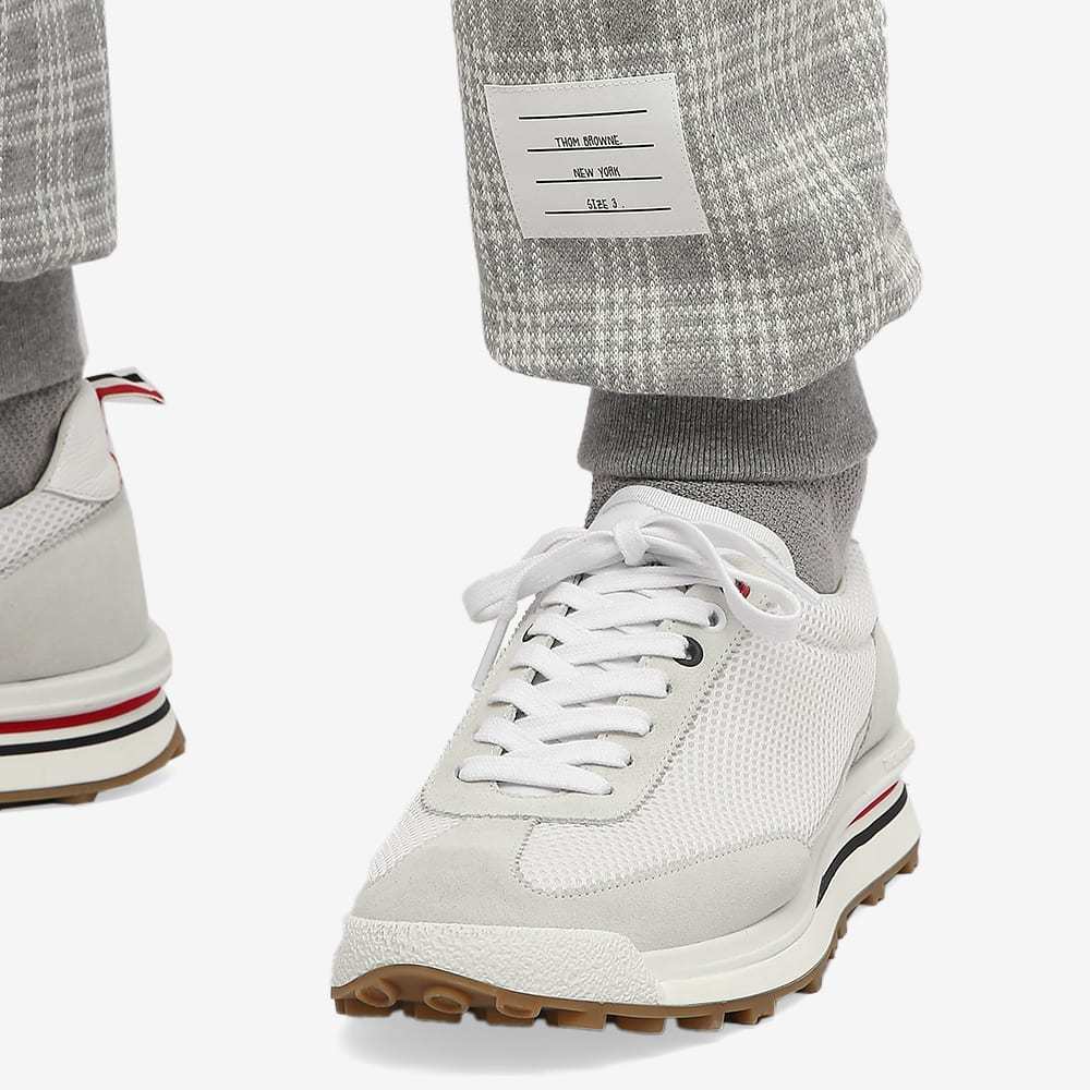 Thom Browne Checkered Sweatpants In Gray