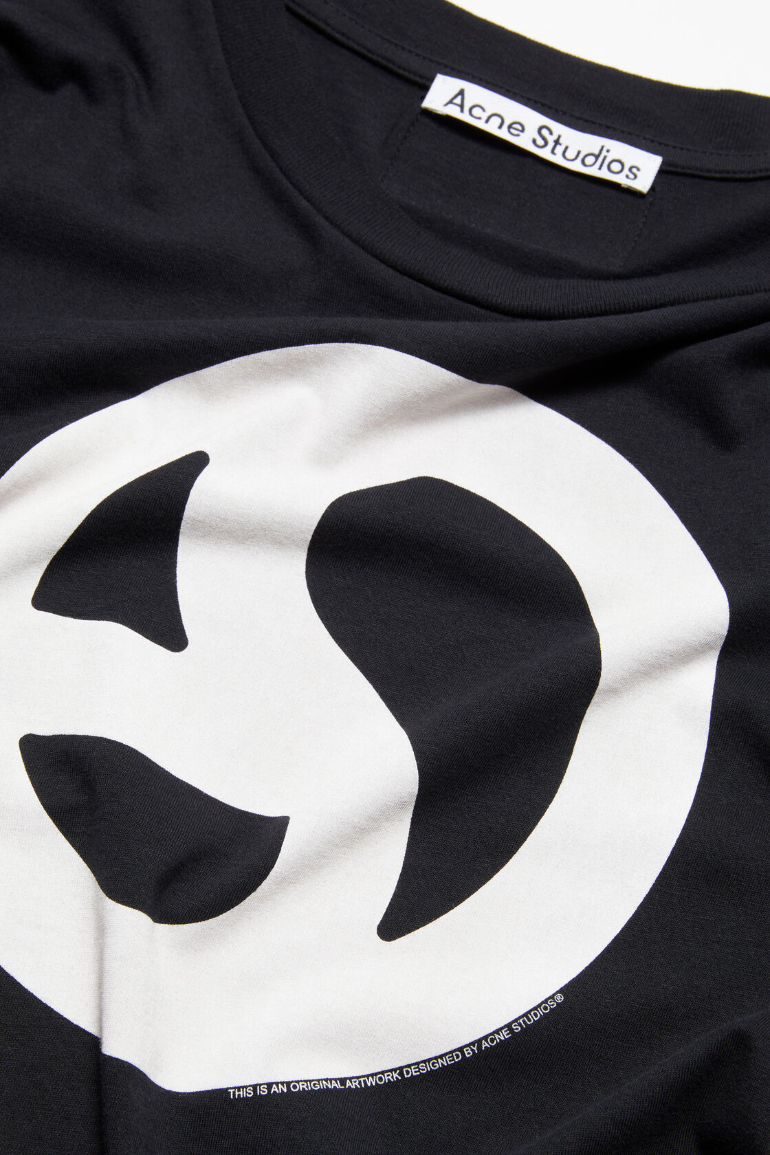 Acne Studios Everest Logogram T-shirt In Black