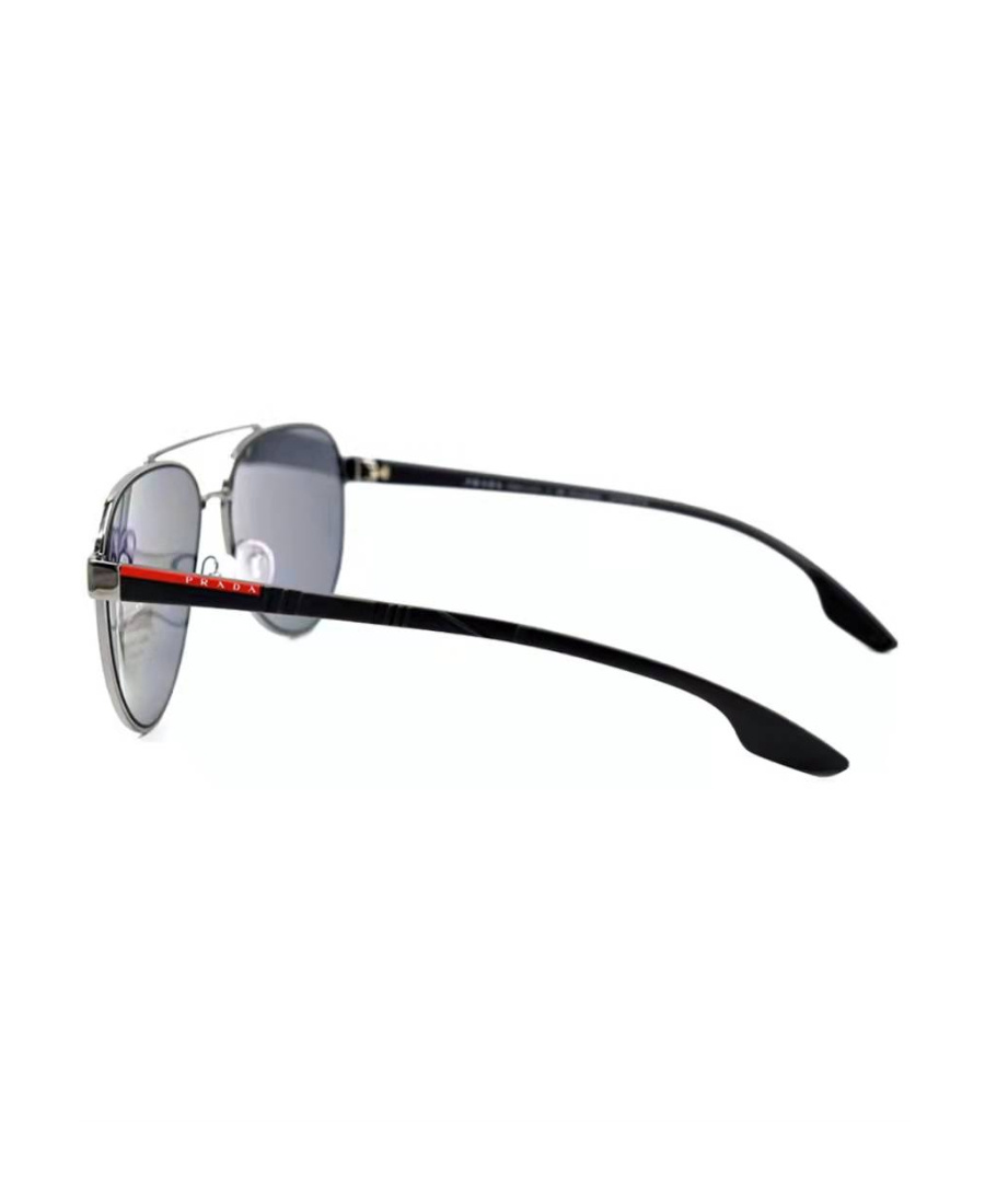 Prada Logo Sunglasses In Gray