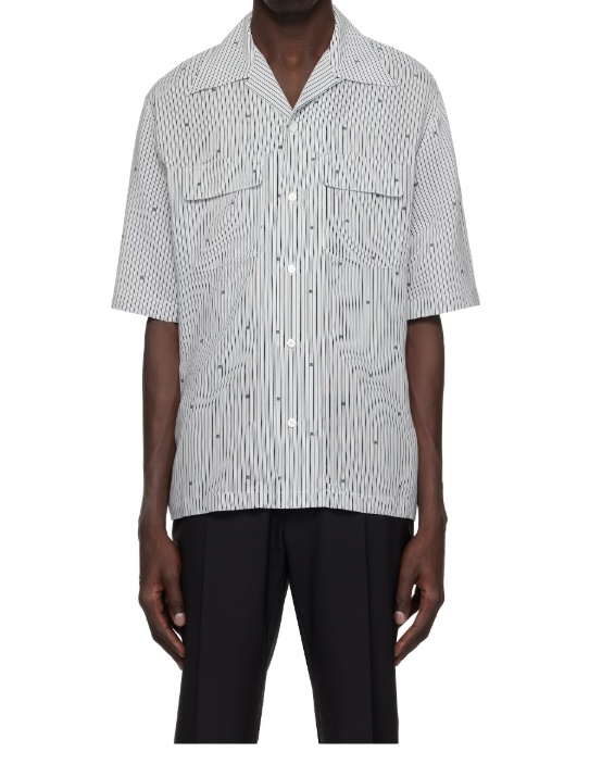 Amiri Lapel Short-sleeved Shirt In Multicolor