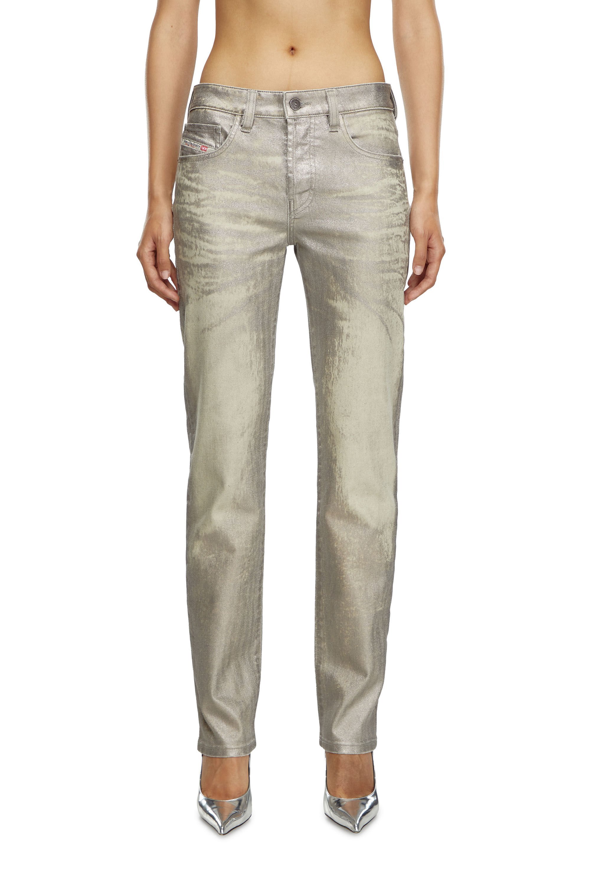 Diesel 1989 D-mine Straight Jeans In Nude