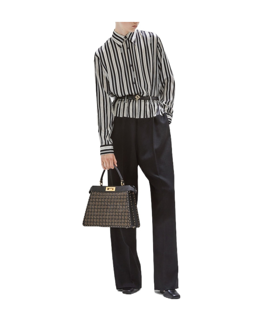 Fendi Pantalone In Black