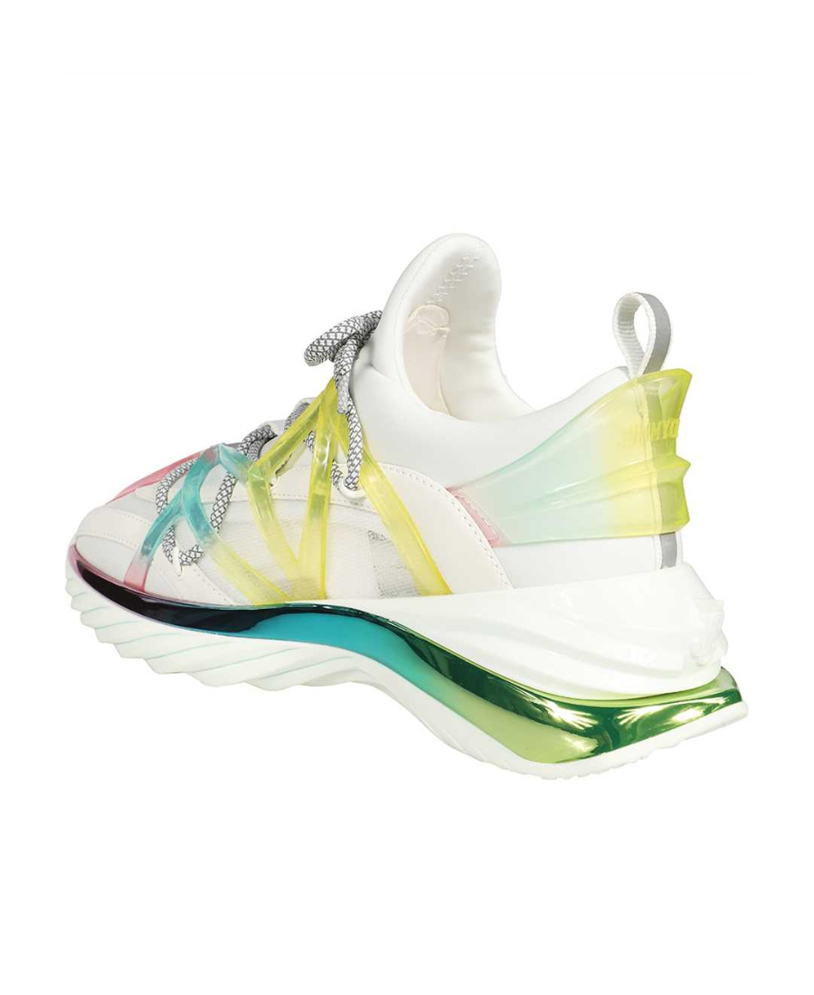 Jimmy Choo Cosmos/f Low-top Sneakers In White