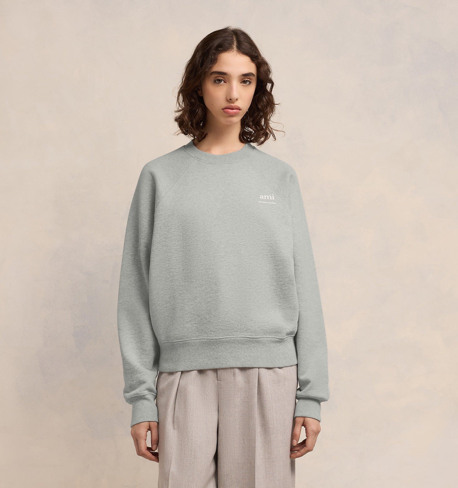 Ami Alexandre Mattiussi Ami Paris Sweatshirts In Gray