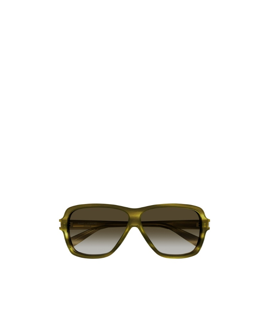 Saint Laurent Eyewear Sl 609 Aviator Sunglasses In Green