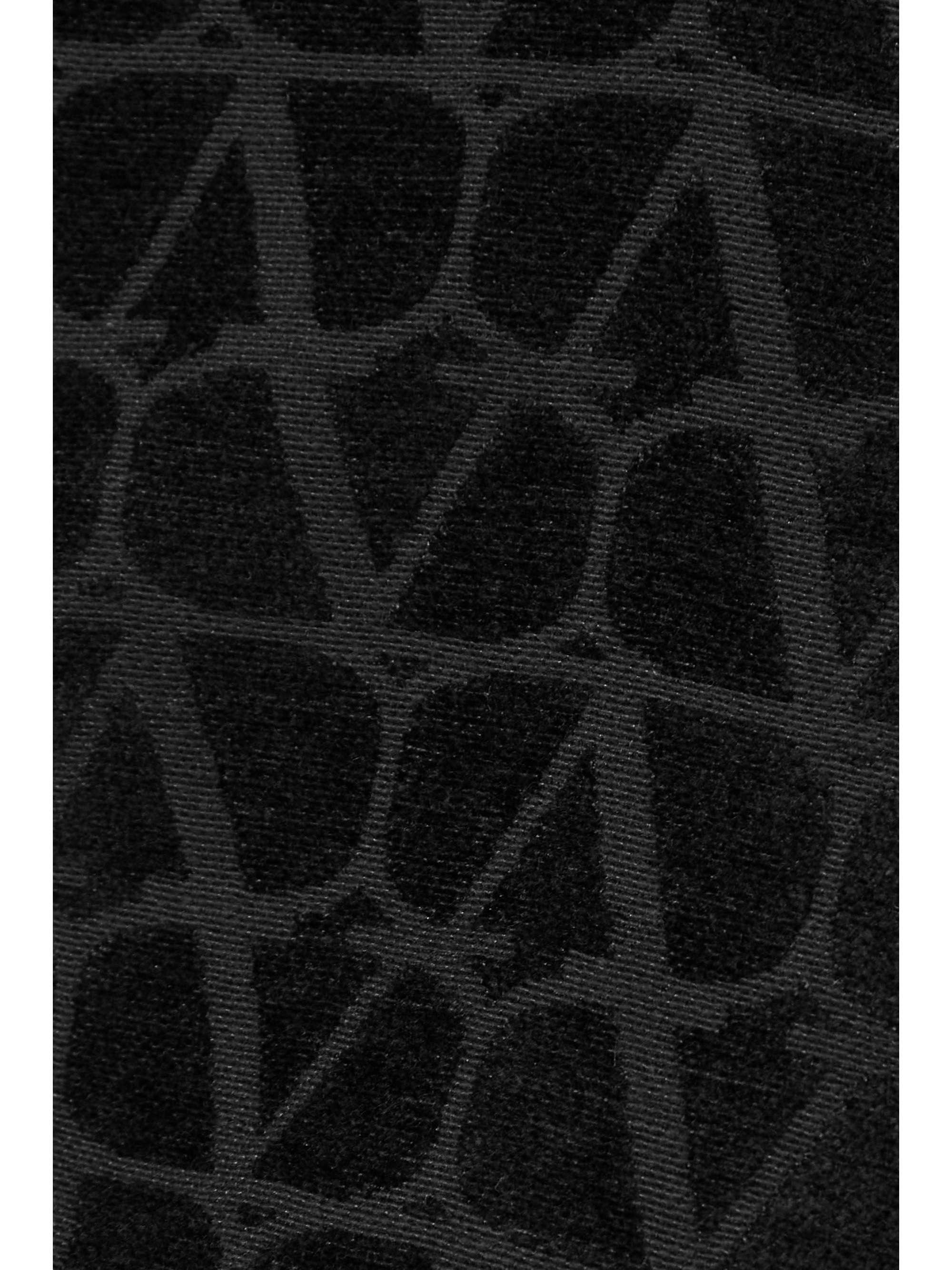 Valentino Jacquard Mini Dress In Black