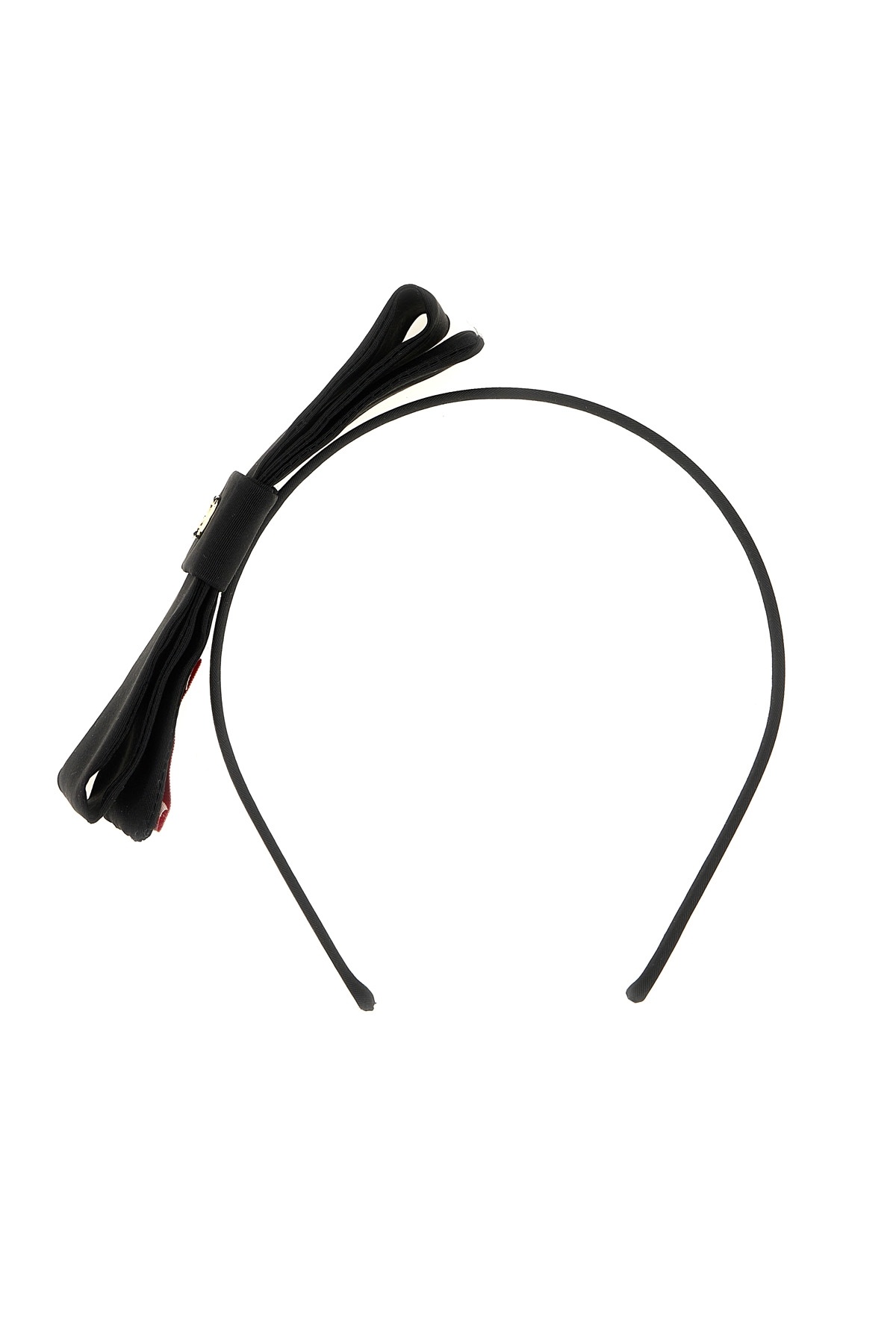 Valentino Vlogo Signature Bow Detailed Headband In Black
