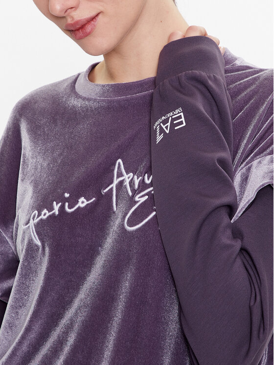 EA7 LONG-SLEEVED ROUND-NECK SWEATER