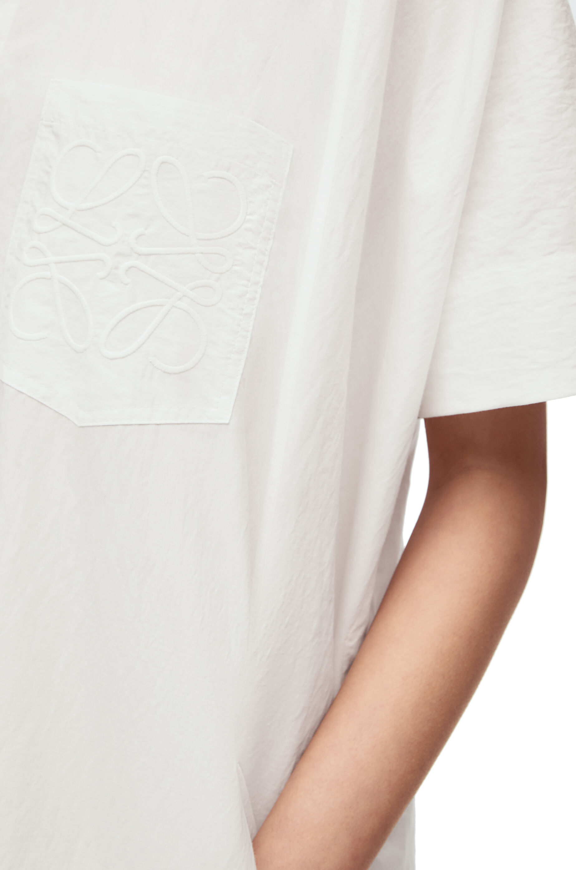 Loewe Anagram Tunic Dress In Cotton