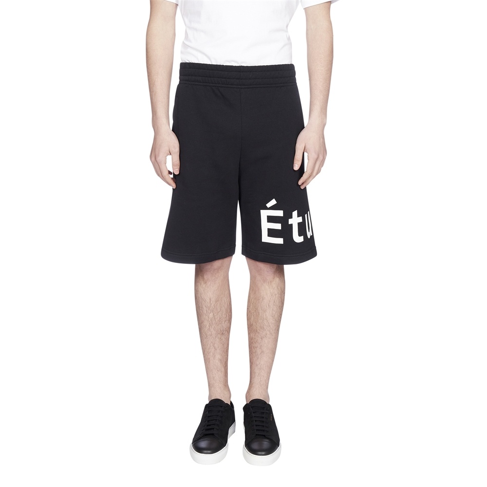 ETUDES STUDIO LOGO PRINT SHORTS 