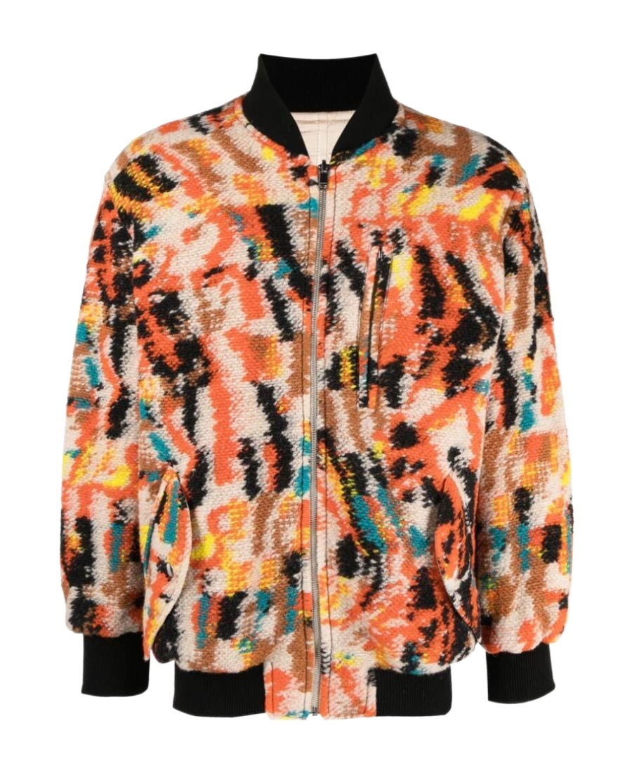 Isabel Marant Double-sided Pilot Jacket In Multicolor