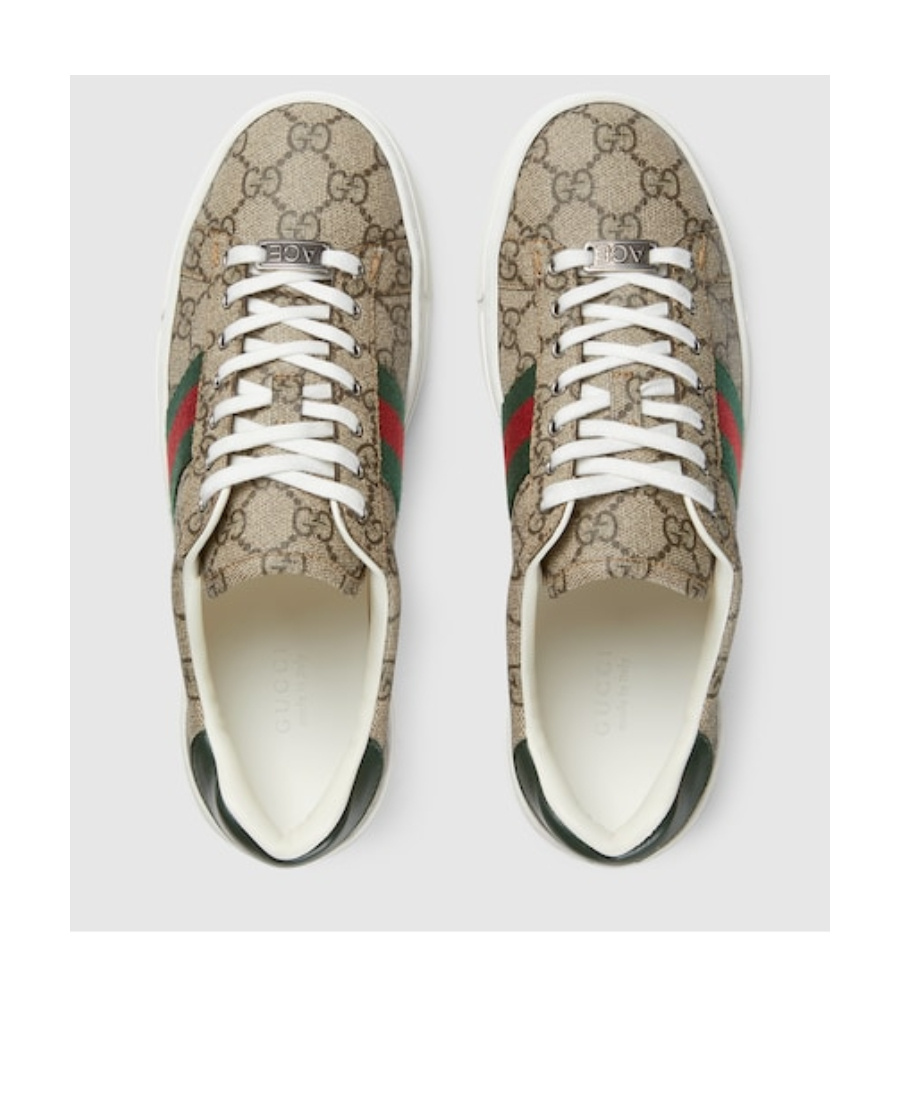 GUCCI WOMEN'S GUCCI ACE SNEAKER WITH WEB