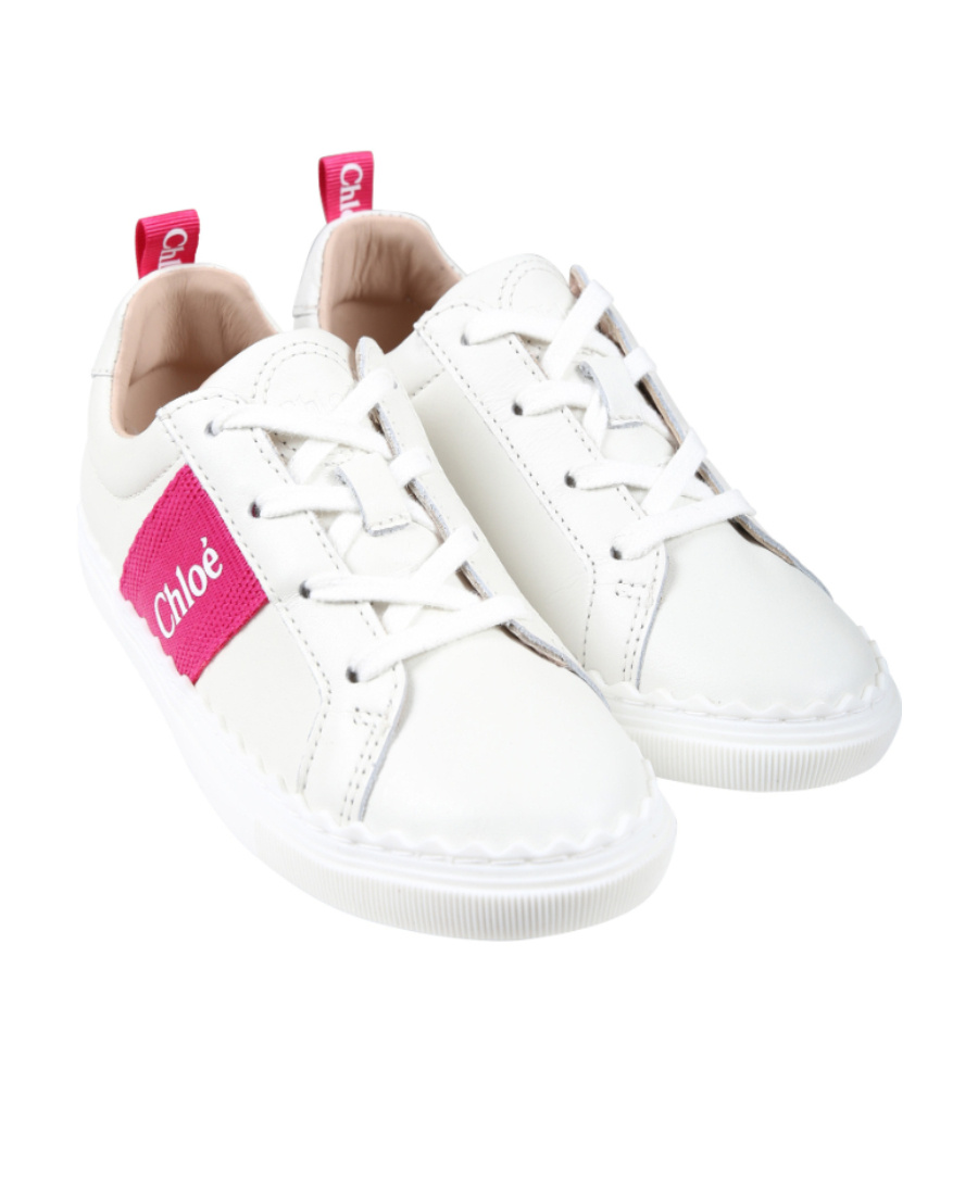 Chloé Low-top Sports Shoes In White