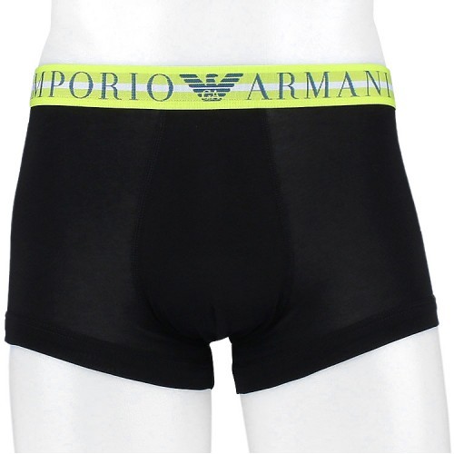 Emporio Armani Logo-embroidered Three-pack Boxers In Black