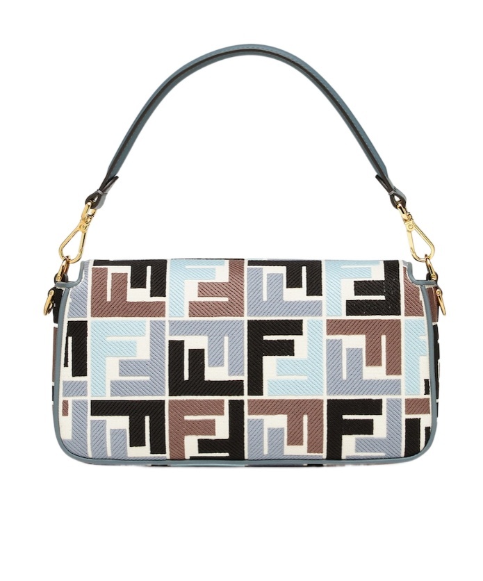 FENDI FENDI BAGUETTE FF EMBROIDERED SHOULDER BAG