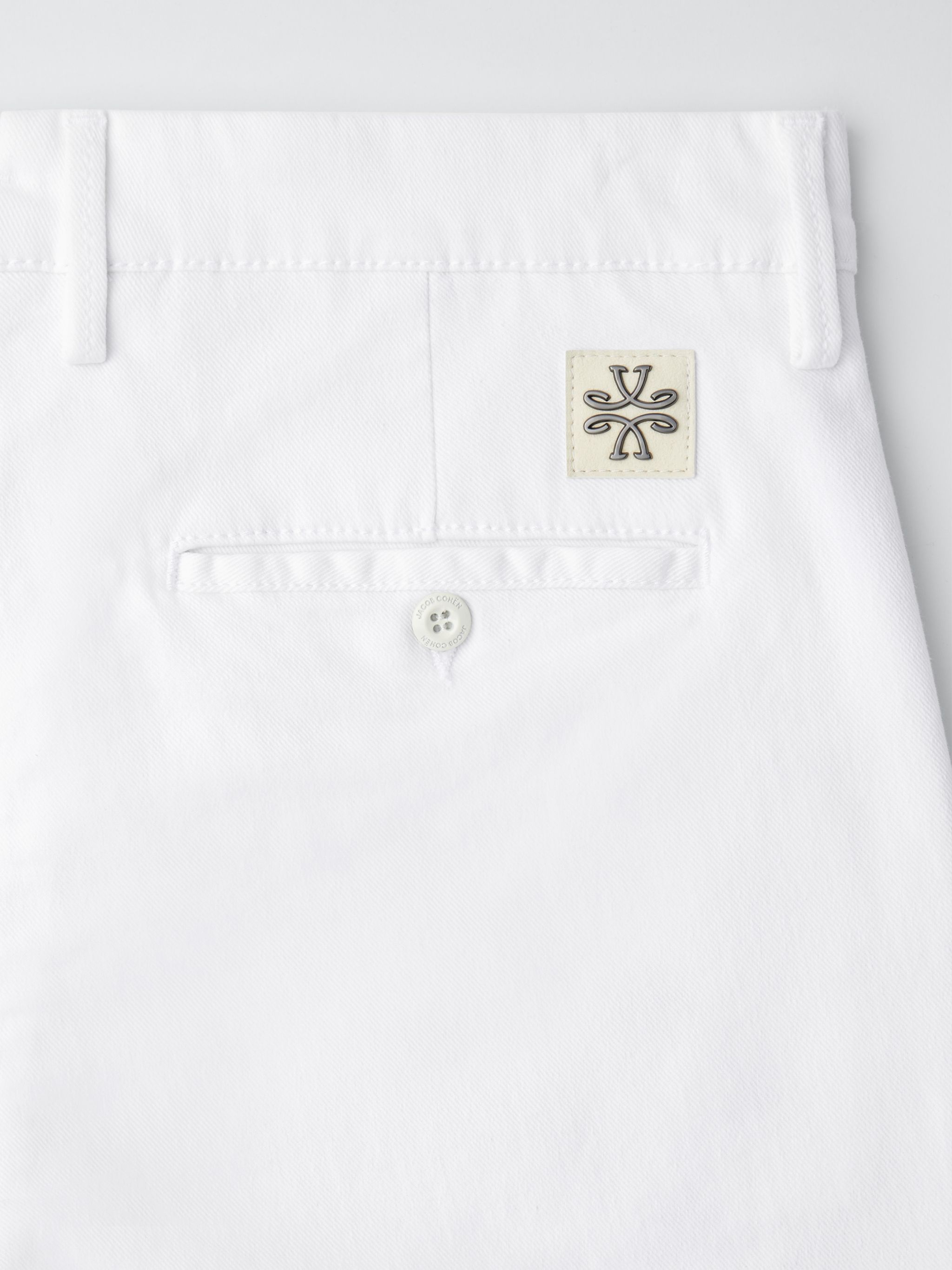 Shop Jacob Cohen Bobby Low-rise Slim-fit Jeans In White