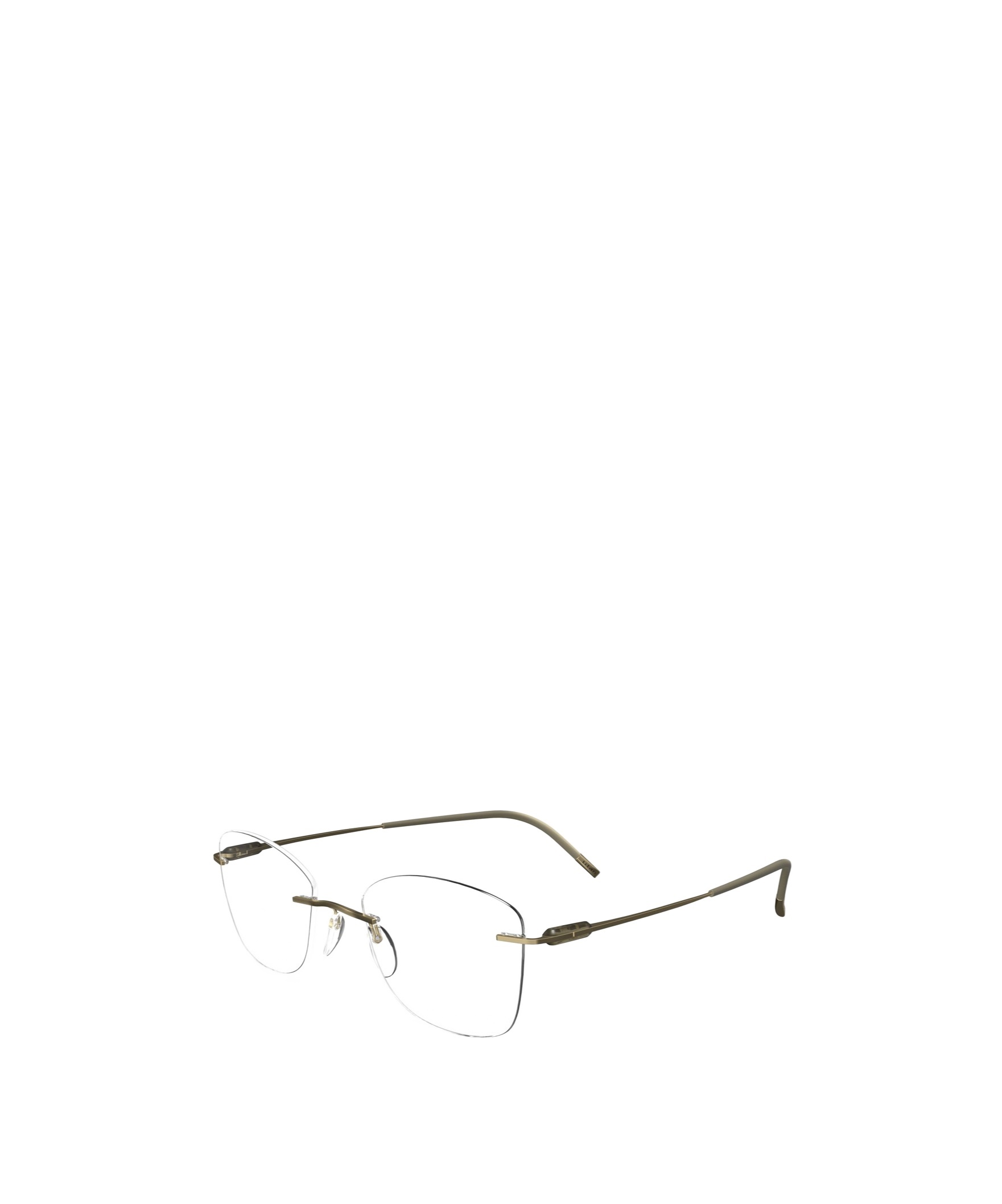 Silhouette Frameless Flat Mirror In White