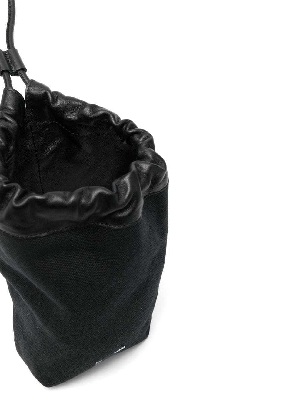 Jil Sander Logo-print Clutch Bag In Black