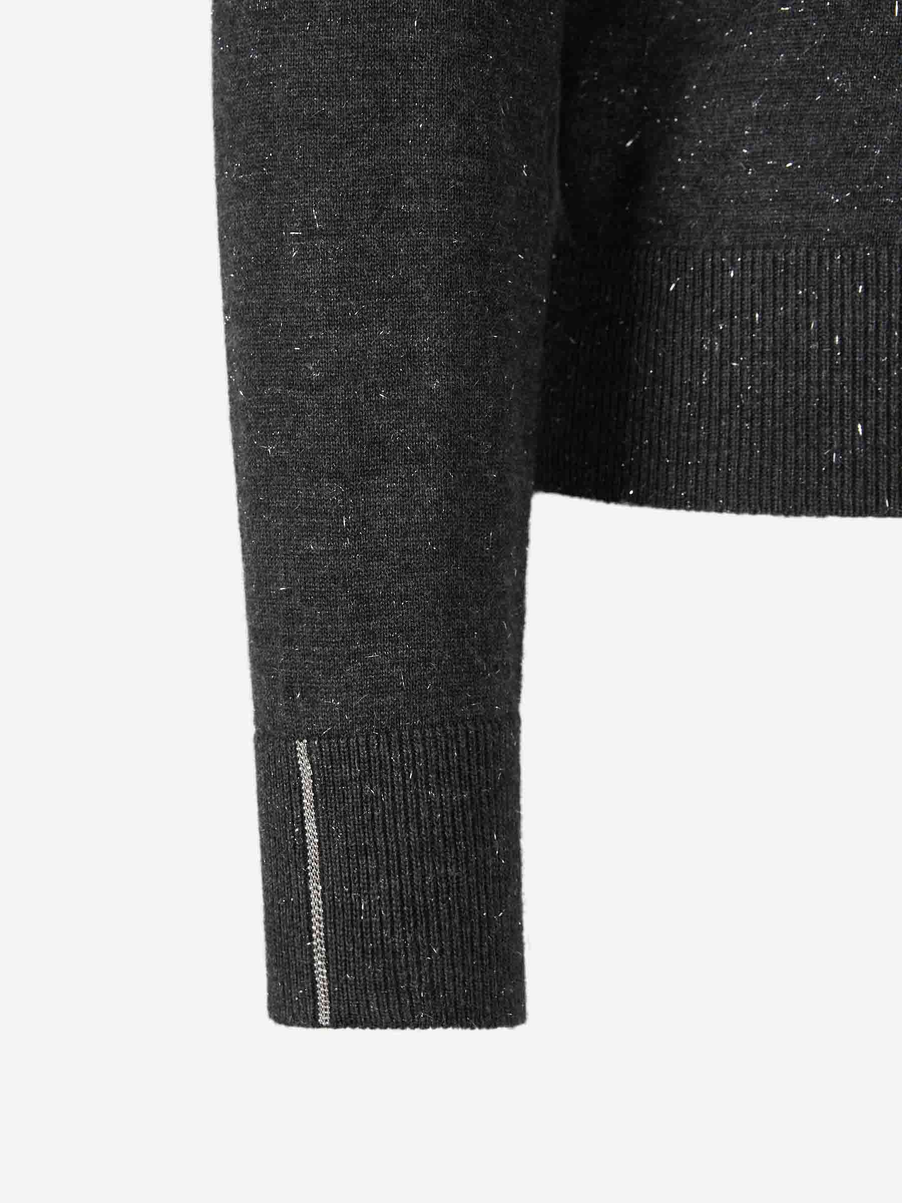 PESERICO METALLIC-THREAD SWEATER