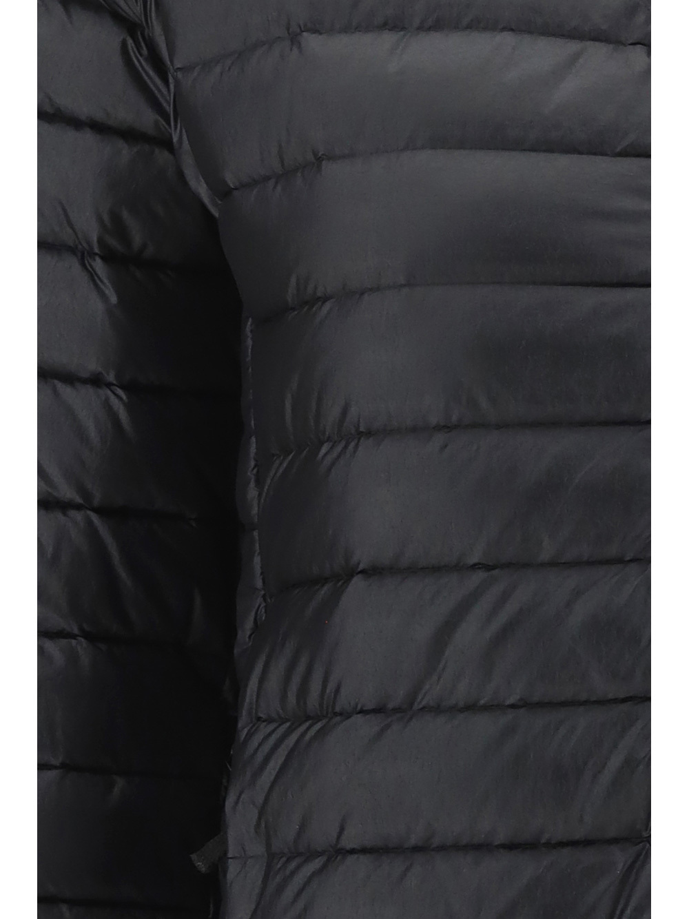 Stone Island Padded Logo-patch Jacket In Black