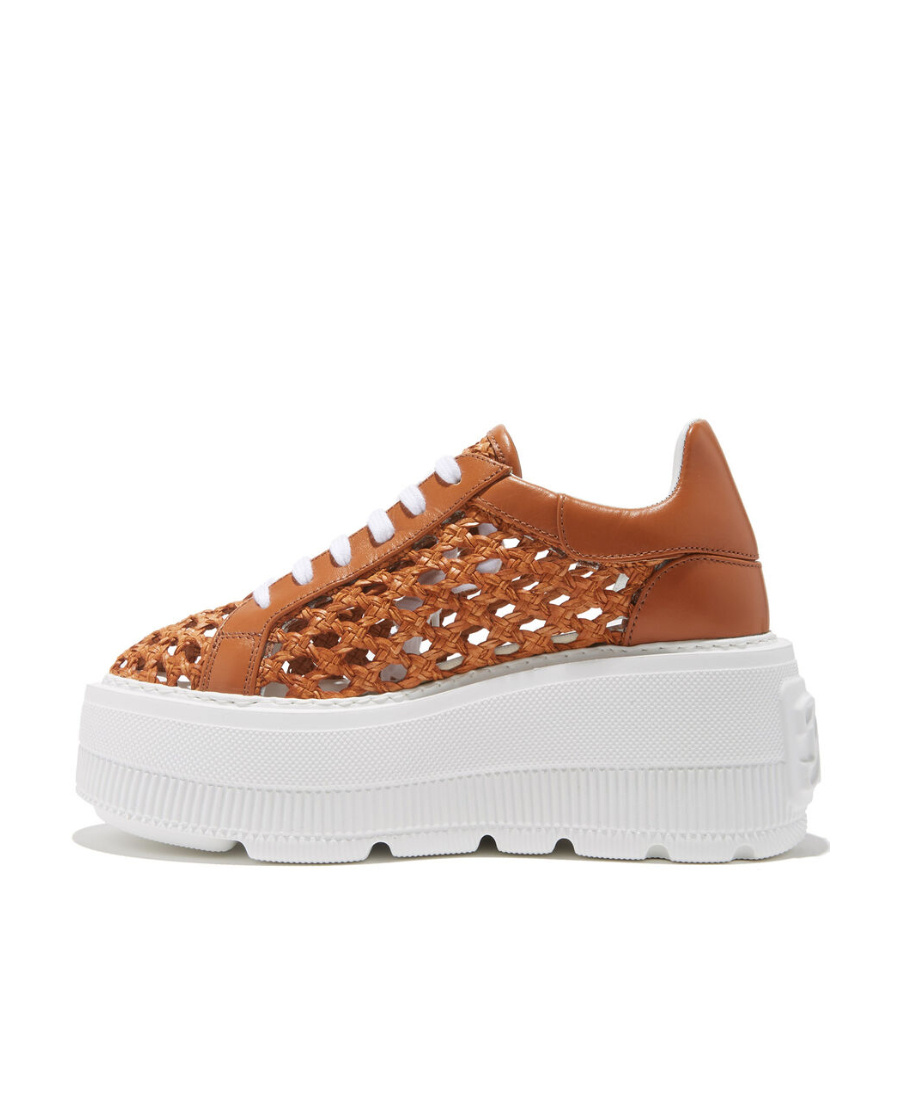 Casadei Nexus Versilia Platform Sneakers In White