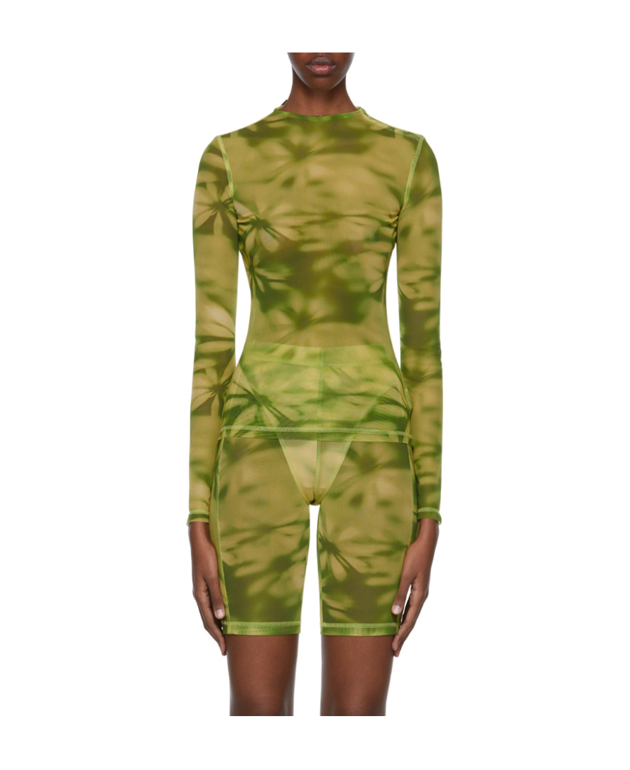 Misbhv Ssense Exclusive Green Nylon T-shirt In Green