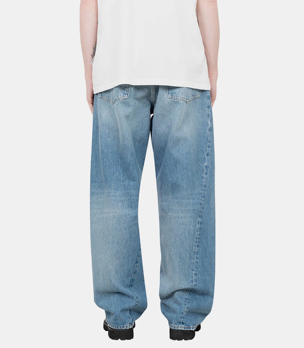 Sunflower Belt Loop Denim Trousers In Blue