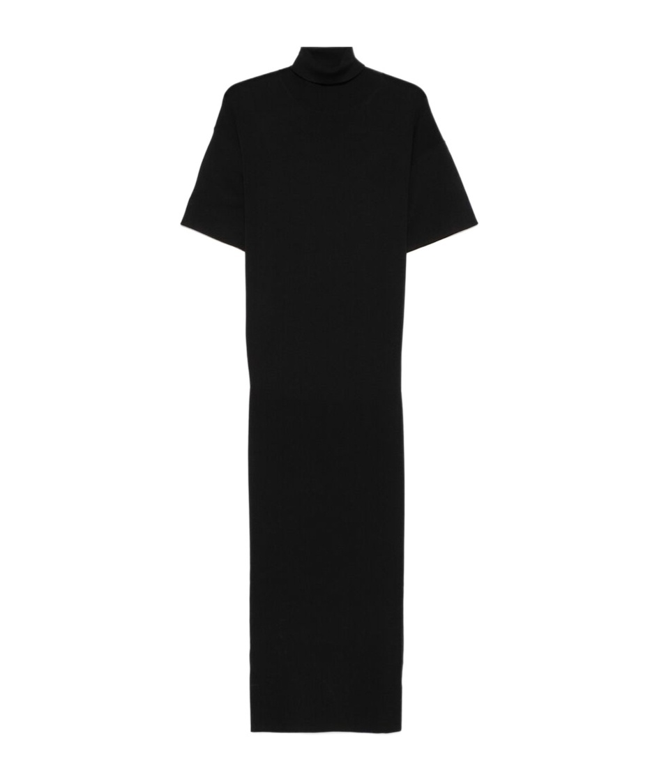 Lanvin Short Sleeve Dress In Black