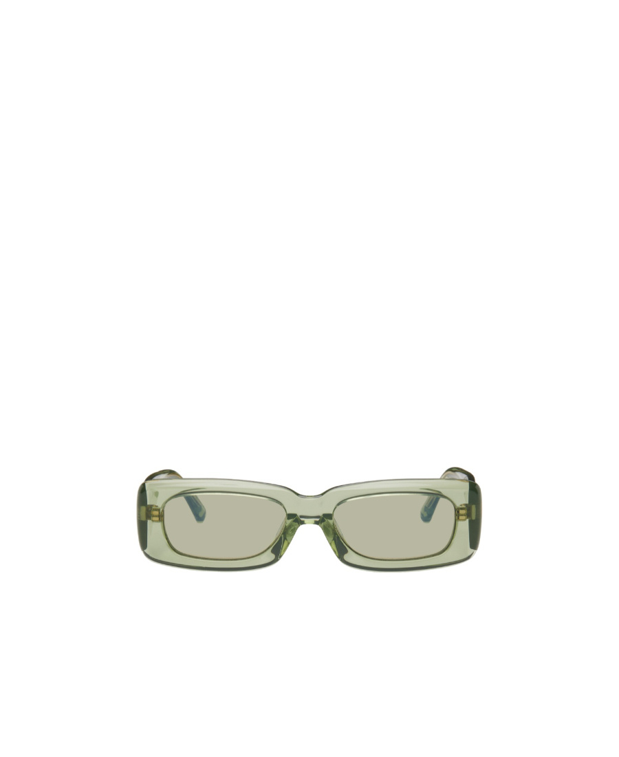 Attico The X Linda Farrow Sunglasses In Nude