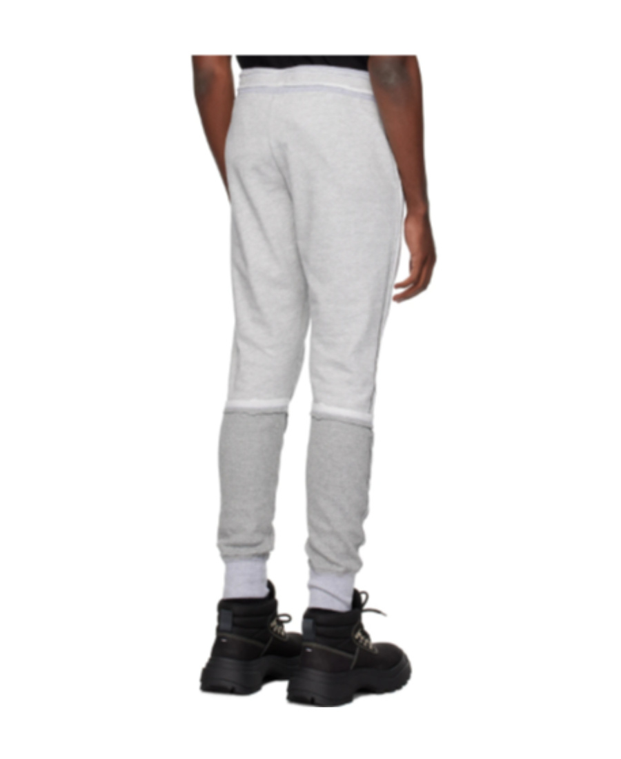 Greg Lauren Gray Paneled Sweatpants In Gray