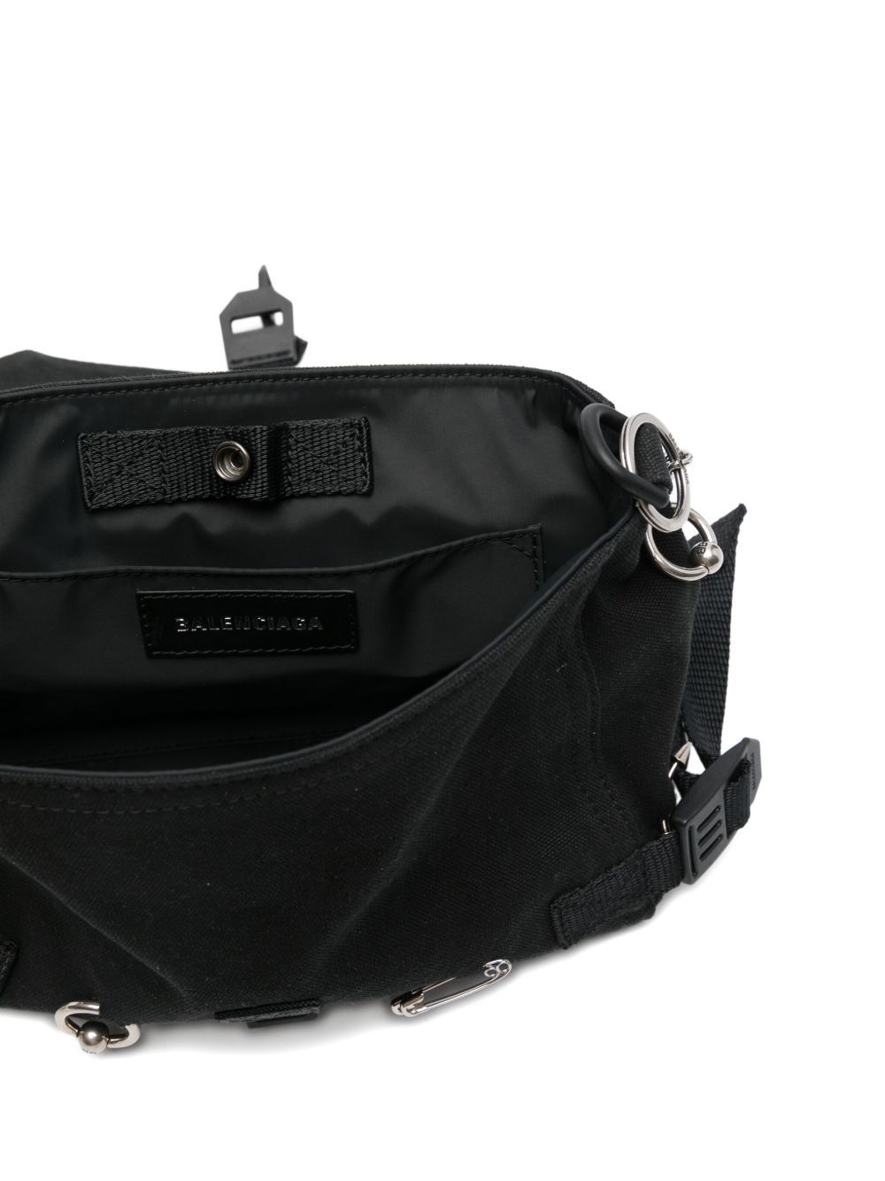 Balenciaga Men Army Messenger Small Borsa A Tracolla In Black
