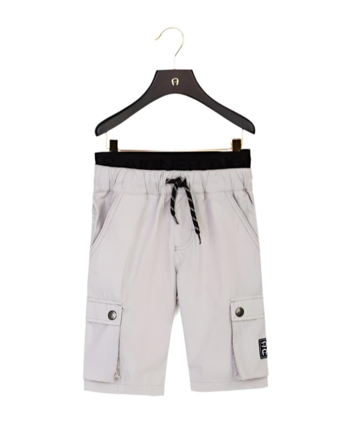 AIGNER DOUBLE-WAISTBAND CARGO SHORTS