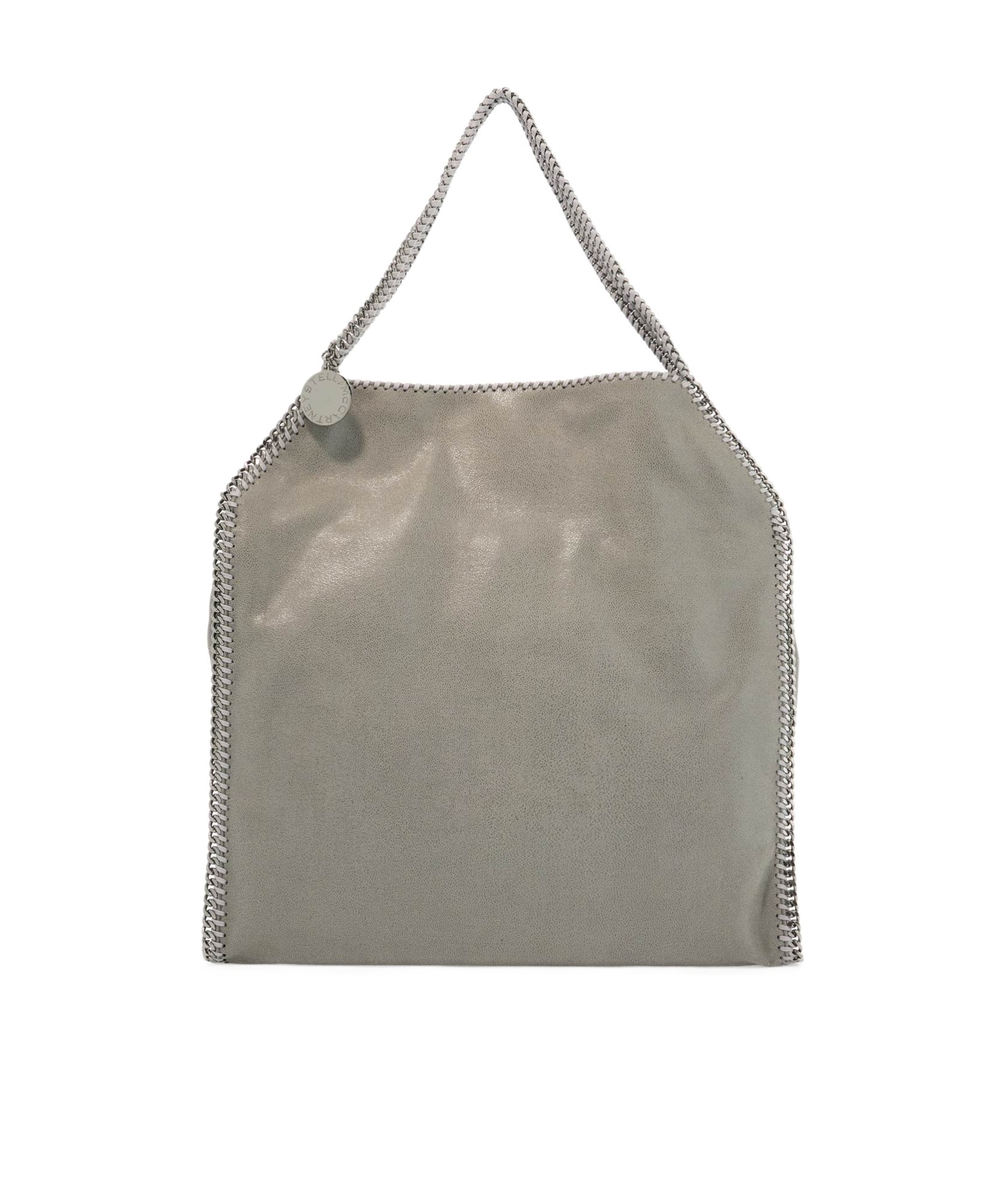 Stella Mccartney Shaggy Deer Tote Bag In Gray