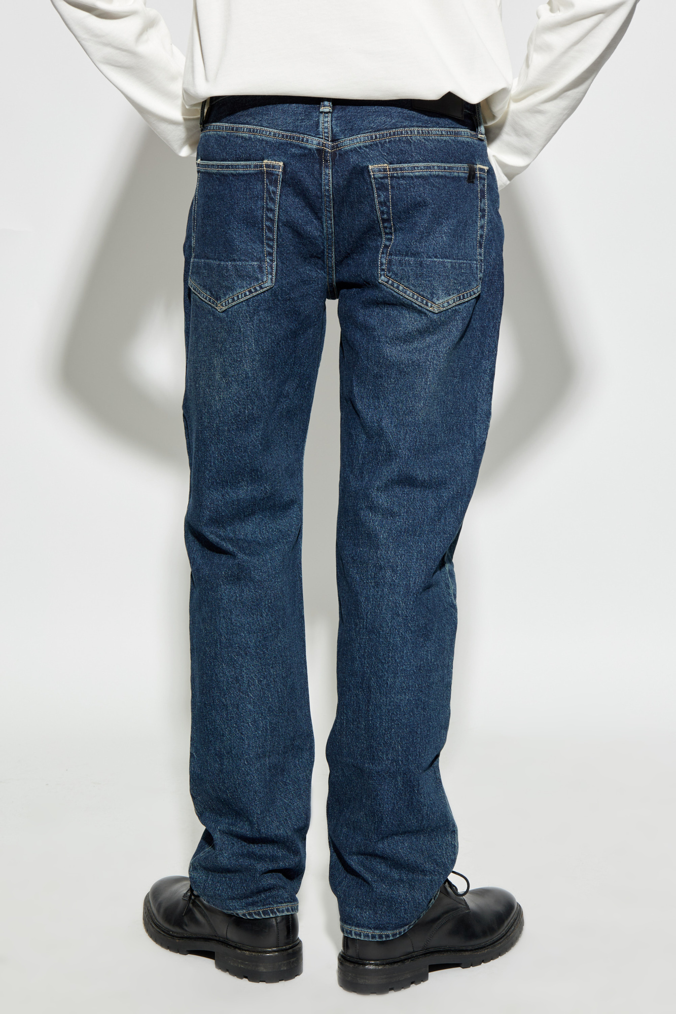 Allsaints Sid Skinny Fit Denim Jeans In Indigo Blue
