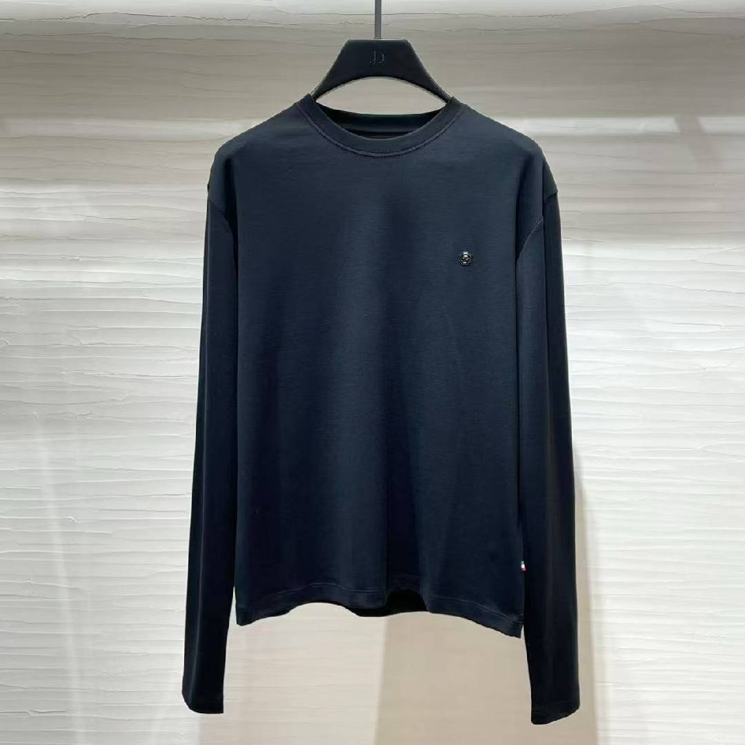 Stefano Ricci Long-sleeved T-shirt In Black