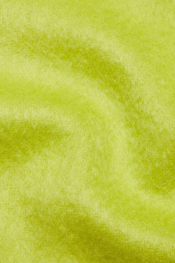 Shop Acne Studios Fringed Scarf In Yellow